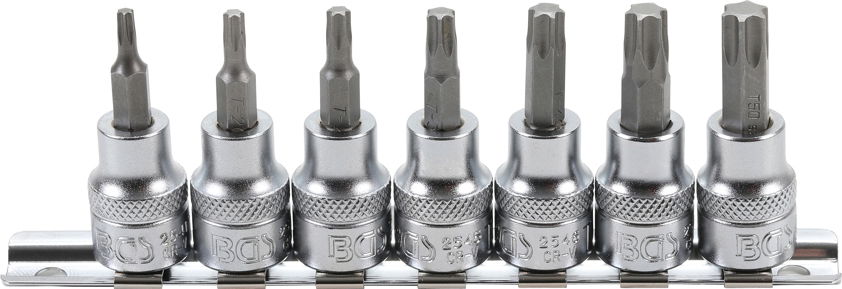 BGS Technic 9-5108 3/8"-os rátűzőkulcs készlet, torx, T15-T50, 7 részes termék fő termékképe