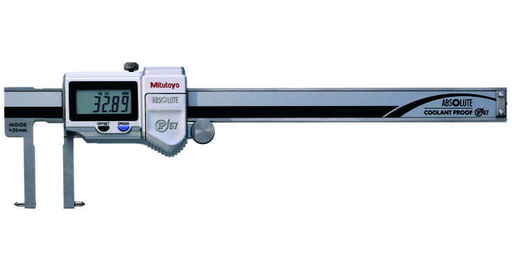 Mitutoyo ABSOLUTE Digimatic belső tolómérő kifelé álló mérőcsúccsal, hegyes típus, IP67, 20.1-170 mm, 0.01 mm (573-646-20) termék fő termékképe