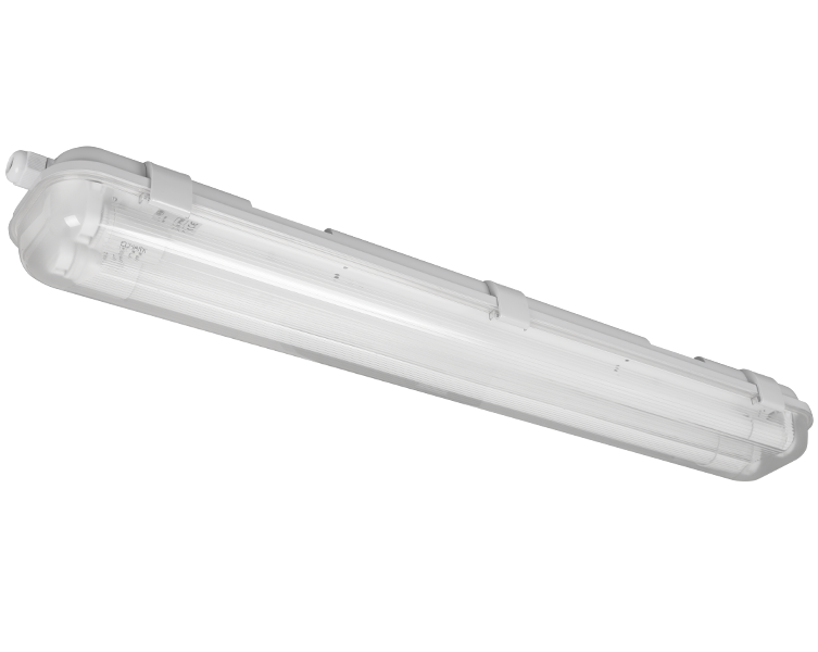 Elmark LED fénycsöves lámpatest, szürke, 1270x131 mm, 2880 lm, 4000 K, 2x18 W termék fő termékképe